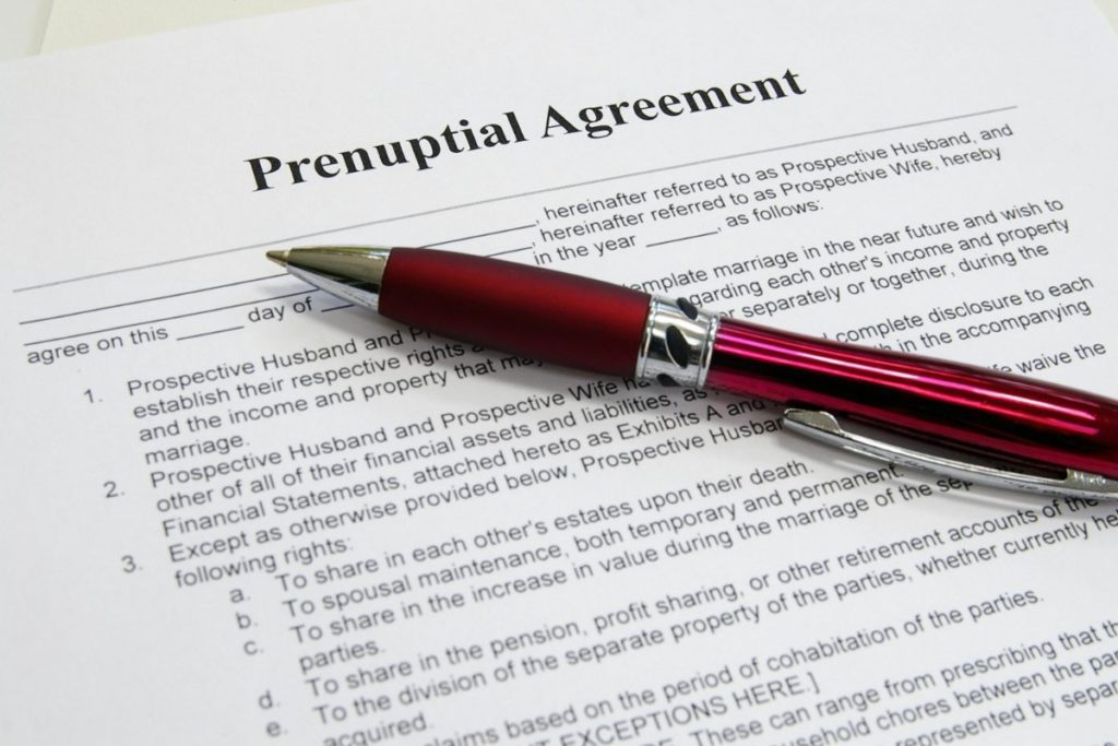 Prenuptial Agreement Form