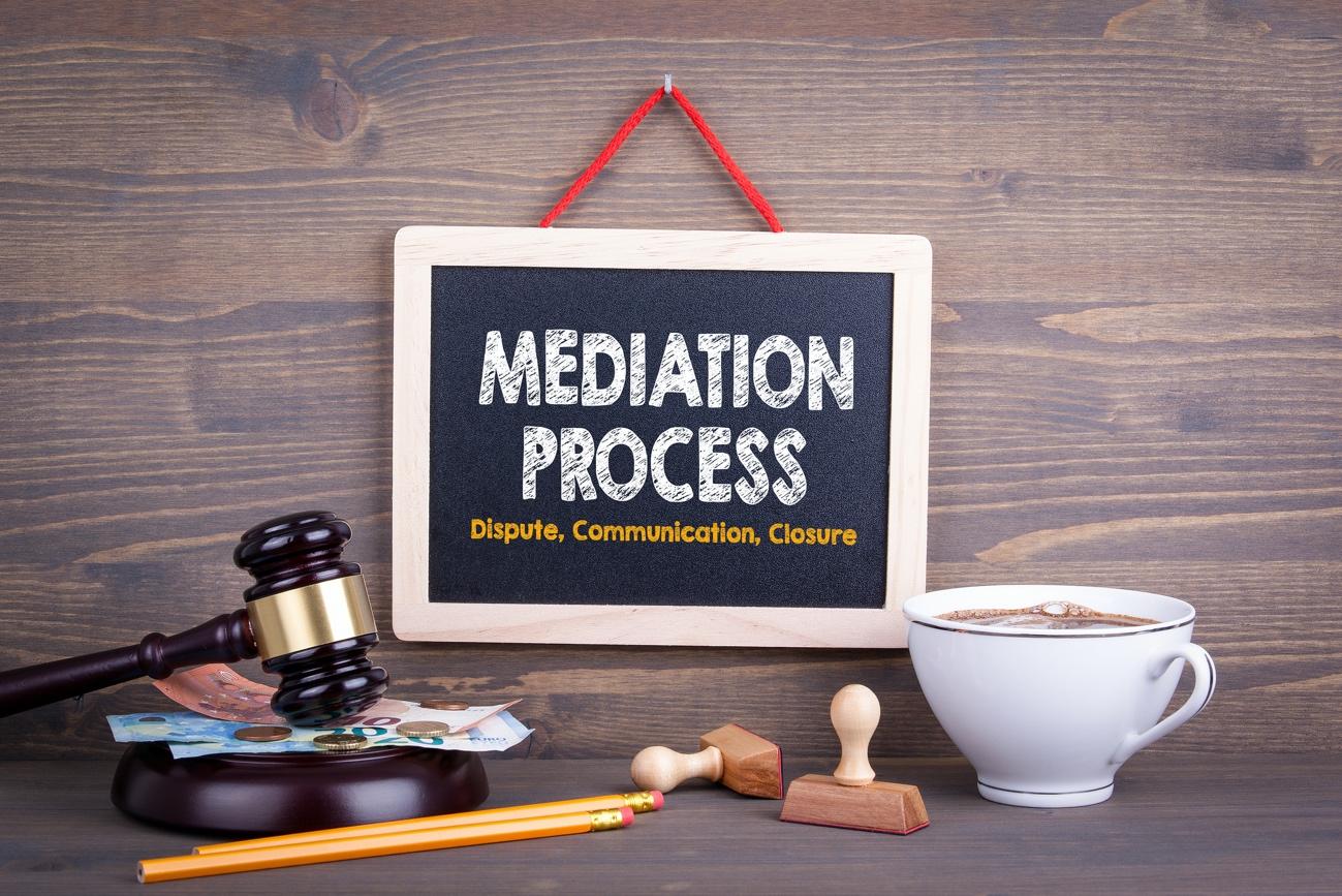 Sign that says Mediation Process